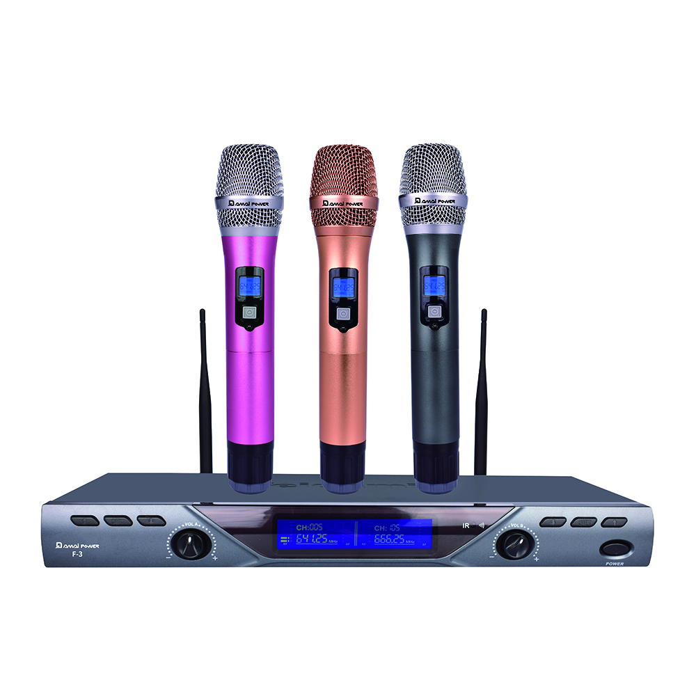 DAMAI一拖二無線話筒F3