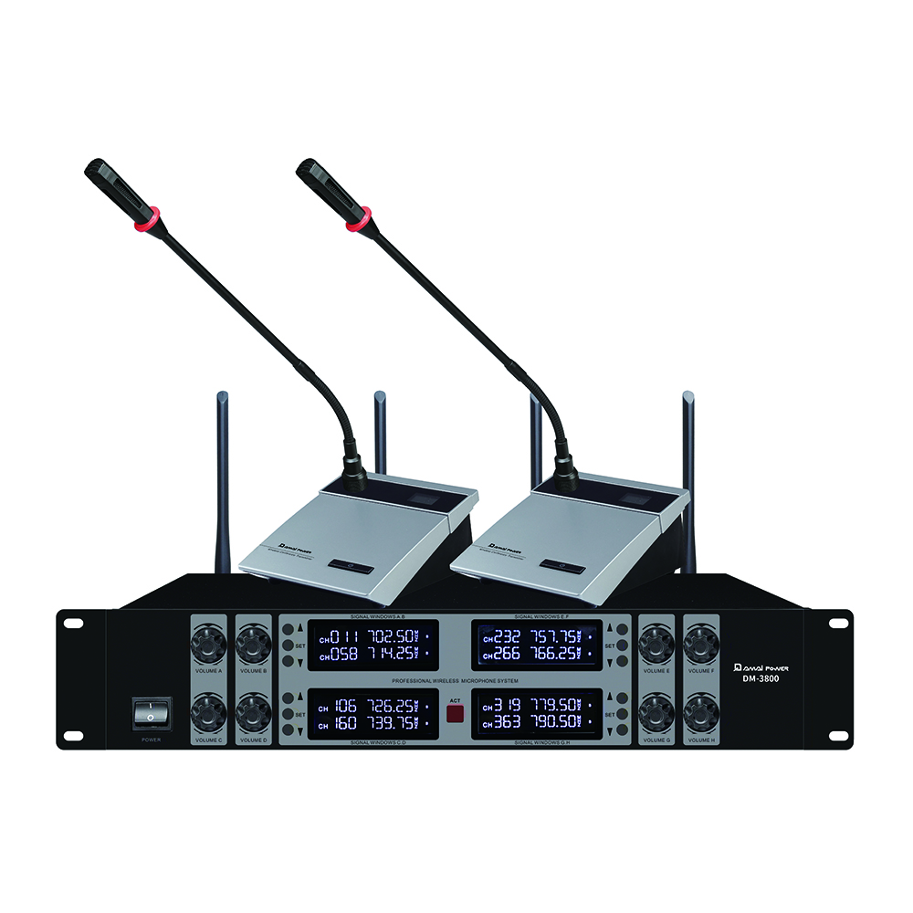 DAMAI無線一拖八會議話筒DM3800