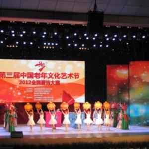 第三屆老年文化節(jié)服飾大賽開賽